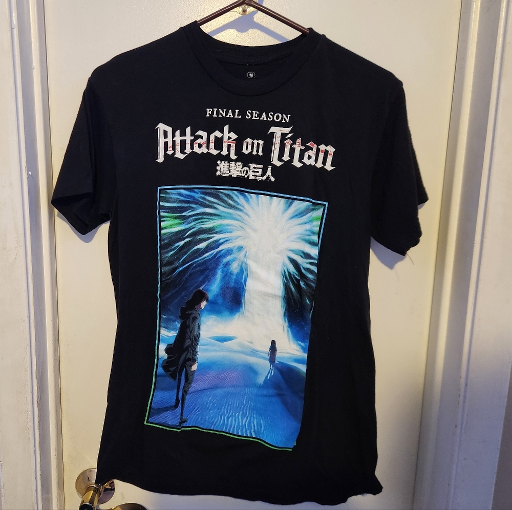 Attack on Titan Final Season shirt, Black, Medium